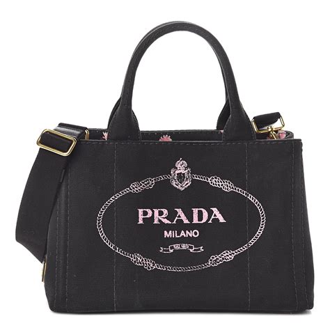 prada canapa logo tote|prada canvas totes.